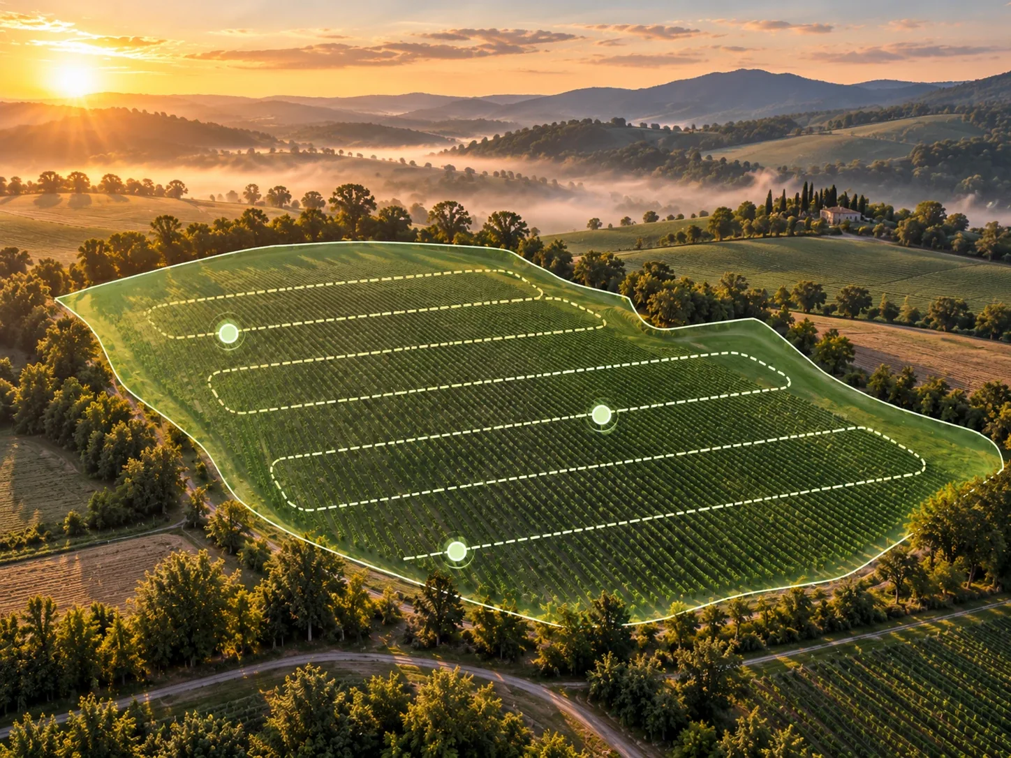 Illustrative field map